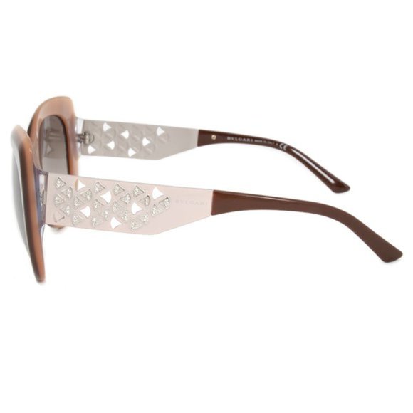 Bvlgari Brown Cat Eye Sunglasses - Picture 3 of 5